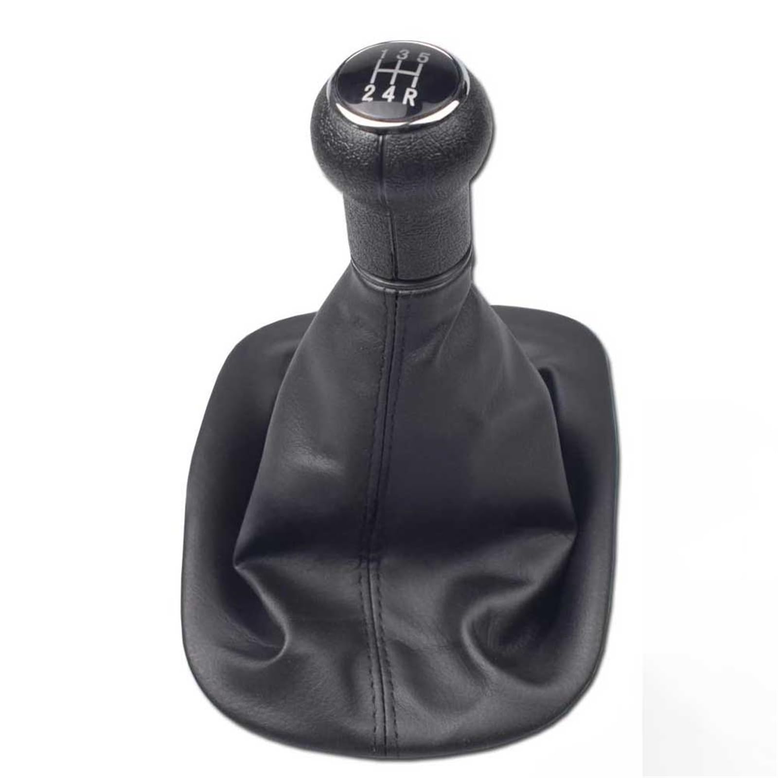 Schaltknauf Auto-Schaltknaufmanschette, Schalthebelmanschette, Für Passat B5 B5.5 1997 1998 1999 2000 2001 2002 2003 2004 2005, Manuell, 5/6 Gänge(Speed 5 Black) von VNXWHKGN