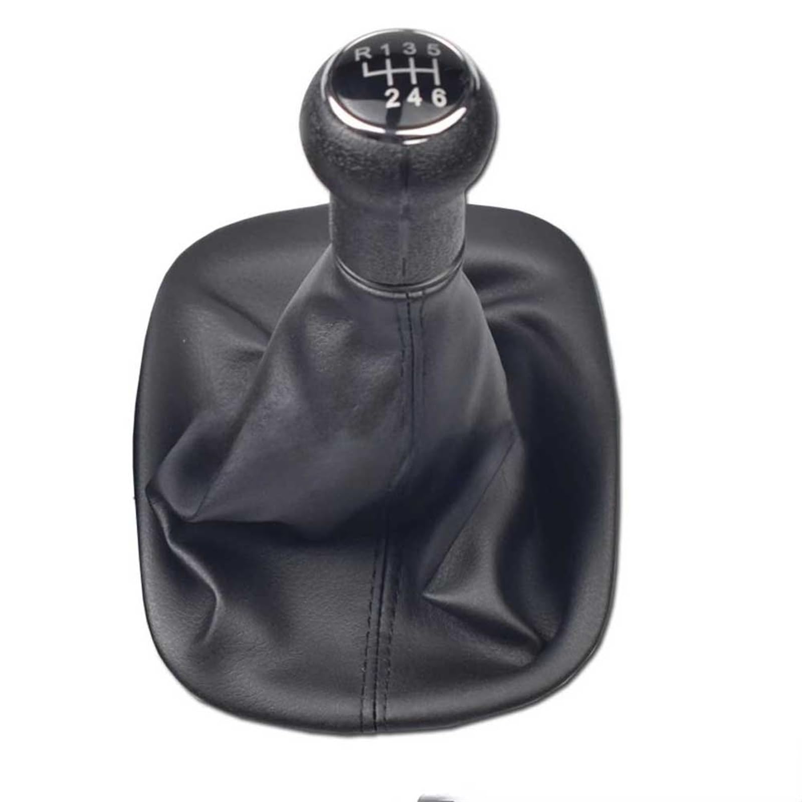 Schaltknauf Auto-Schaltknaufmanschette, Schalthebelmanschette, Für Passat B5 B5.5 1997 1998 1999 2000 2001 2002 2003 2004 2005, Manuell, 5/6 Gänge(Speed 6 Black) von VNXWHKGN