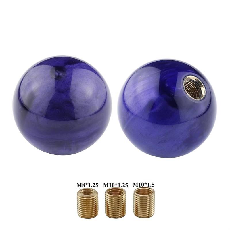 Schaltknauf Racing Ball Form Stick Cool Acryl Schaltknauf Für Universal Auto(Purple) von VNXWHKGN