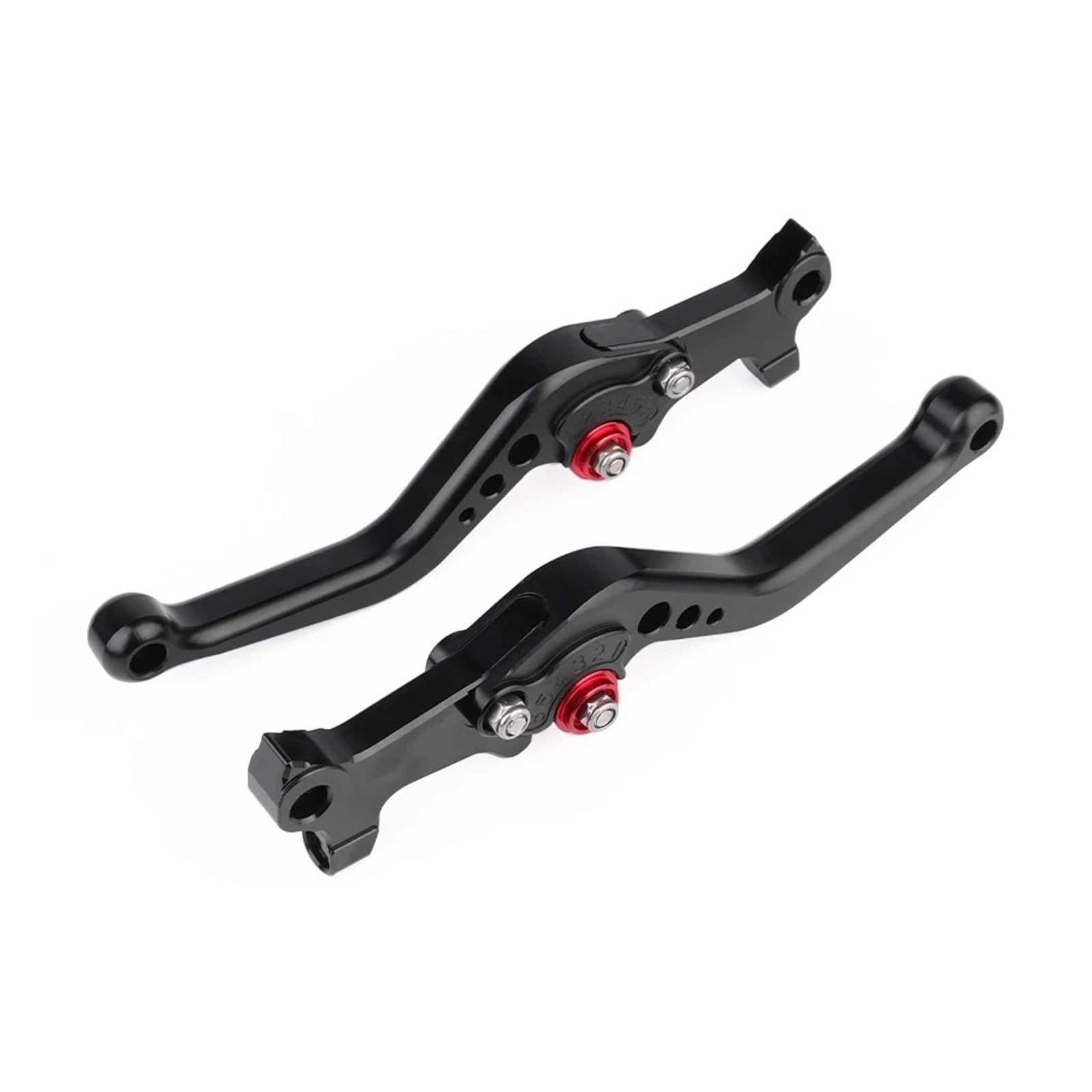 Bremskupplungshebel Für Piaggio Für GILERA Für MP3 125/250/300/400/500 Für Kurze Bremshebel System Motorrad Control Griffe Links Rechts Spurstange Bremsgriff-Kupplungshebel(Black) von VOALVT