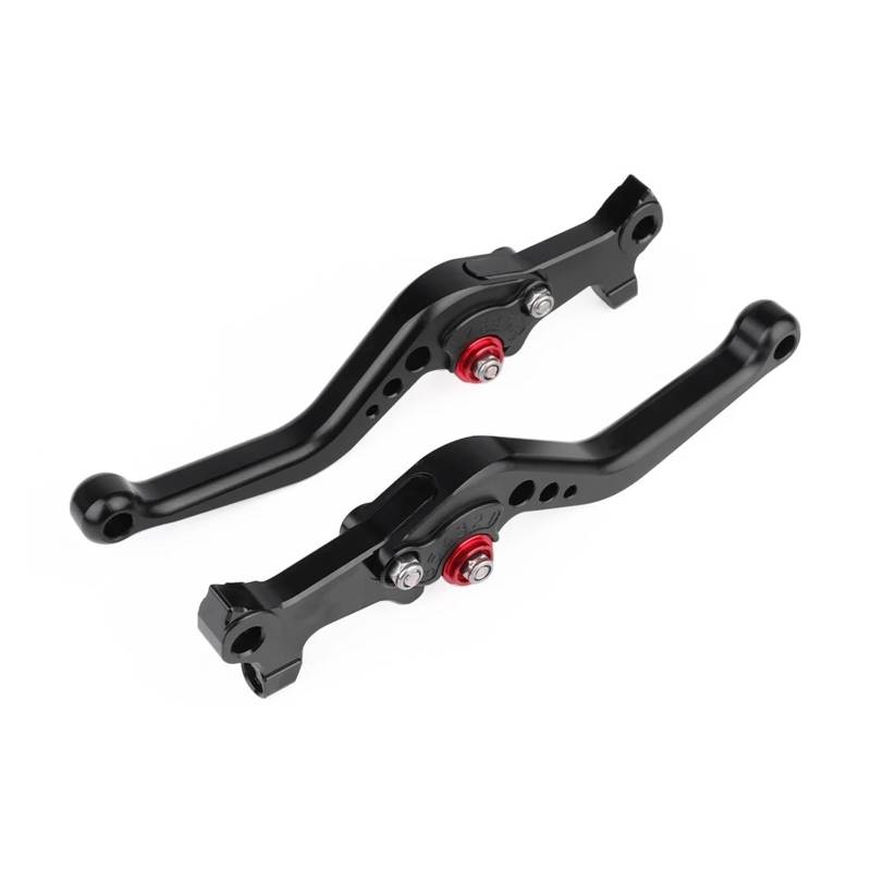 Bremskupplungshebel Für Piaggio Für GILERA Für MP3 125/250/300/400/500 Für Kurze Bremshebel System Motorrad Control Griffe Links Rechts Spurstange Bremsgriff-Kupplungshebel(Black) von VOALVT
