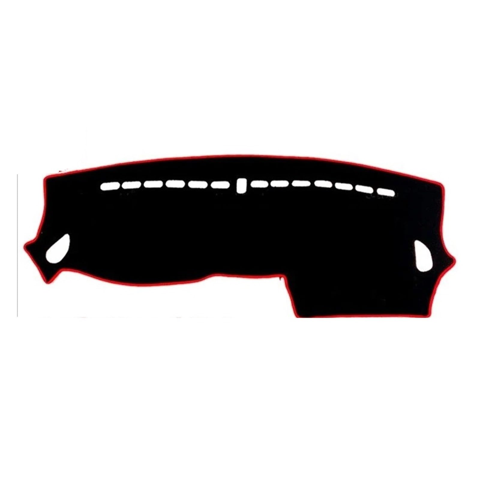 Car Dashboard Cover Für Hyundai Für Santa Fe SM Für Classic 2001-2006 Anti-Rutsch-Armaturenbrett-Abdeckung Schutzpolster Sonnenschutz Dashboard Mats(Red Edge) von VOALVT