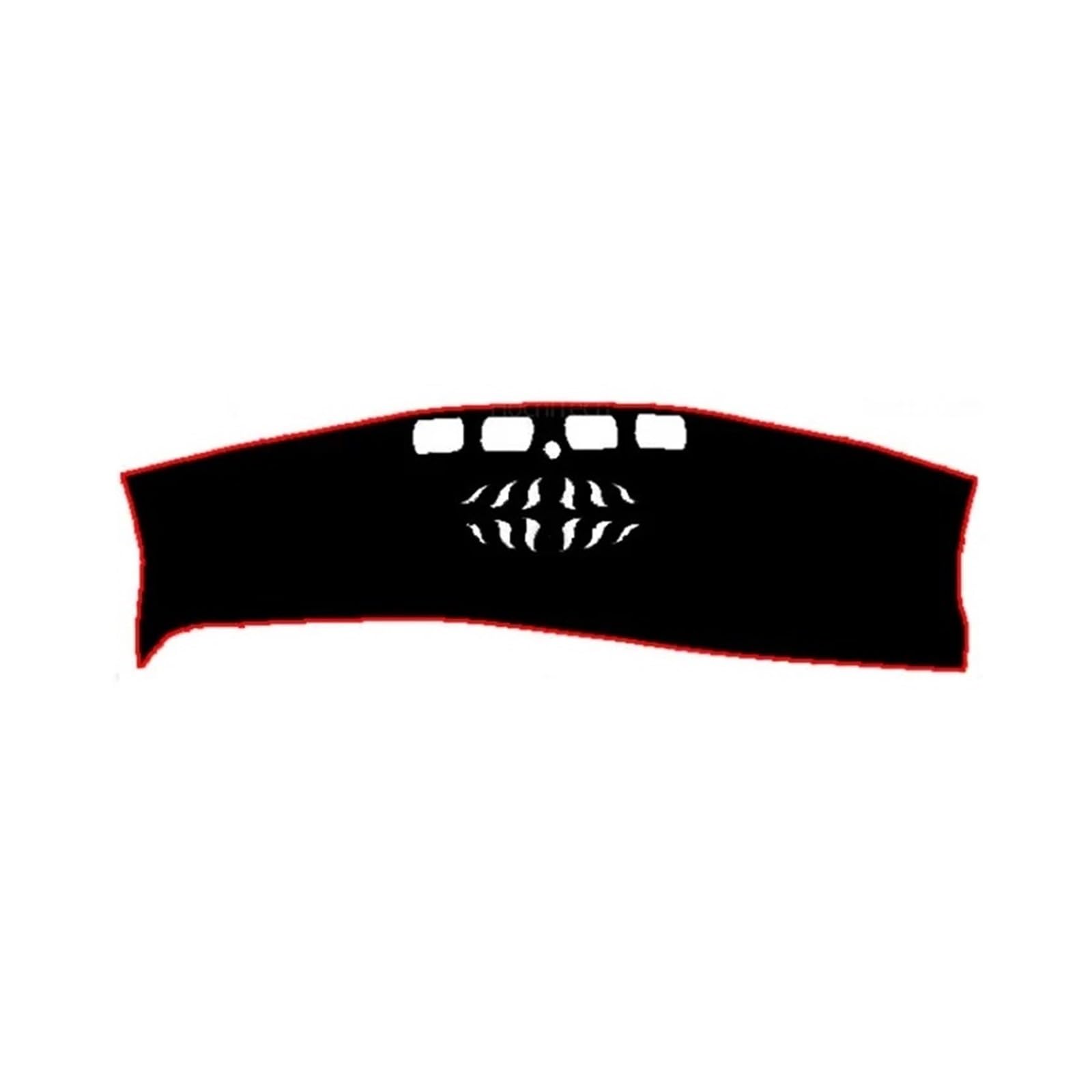 Car Dashboard Cover Für Hyundai Für Tucson NX4 Für Facelift 2025-2026 Pad Autozubehör Armaturenbrett Sonnenschirm Anti-UV-Teppich Sonnenschutz Dashboard Mats(Left Hand Red Edge) von VOALVT
