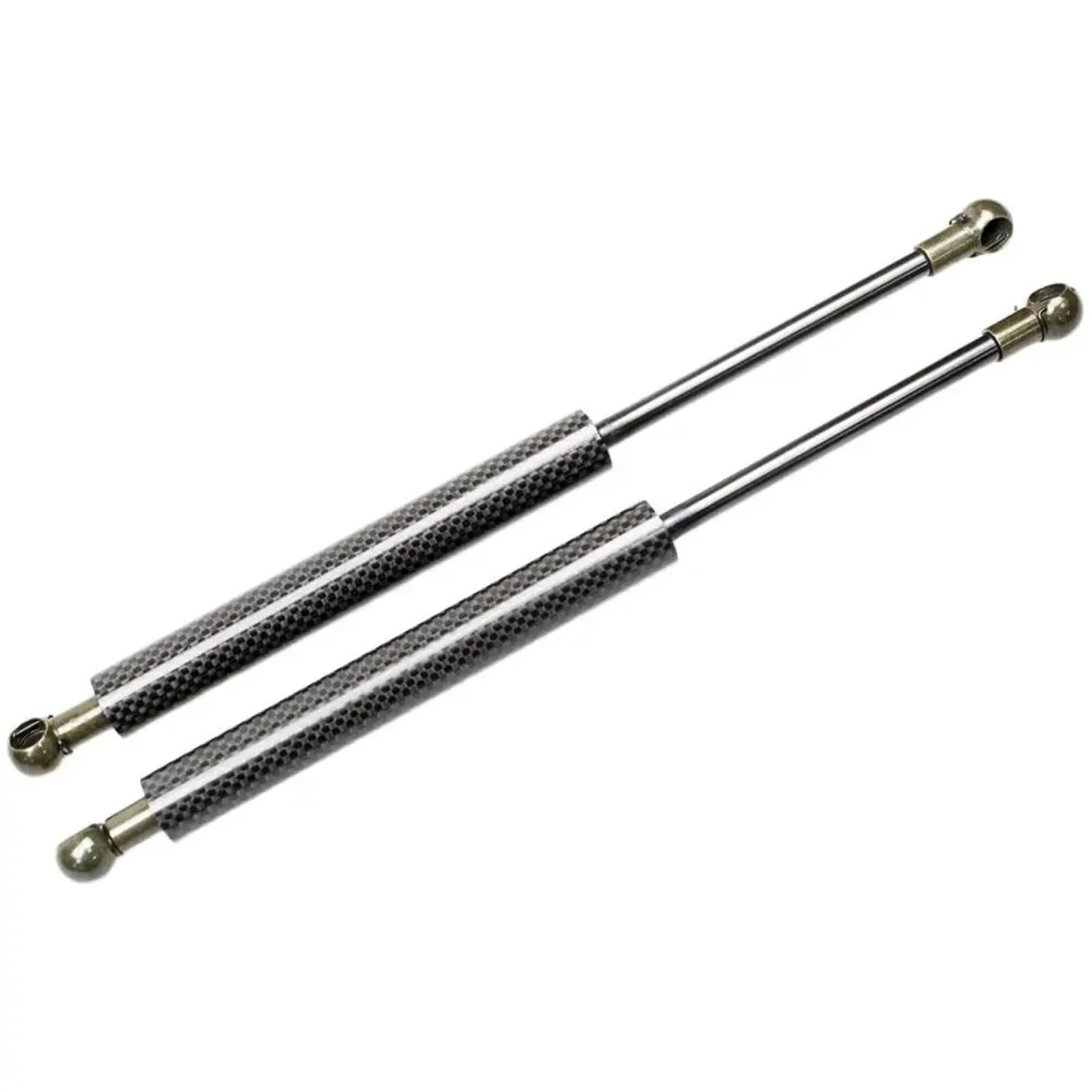 Für FIAT 500 2007-2023 Vordere Motorhaube Haube Ändern Gas Streben Lift Unterstützung Carbon Fiber Stoßdämpfer Absorber Prop Stangen Stück Vordere Haube Lift Stoßdämpfer(Black Carbon Fiber) von VOALVT