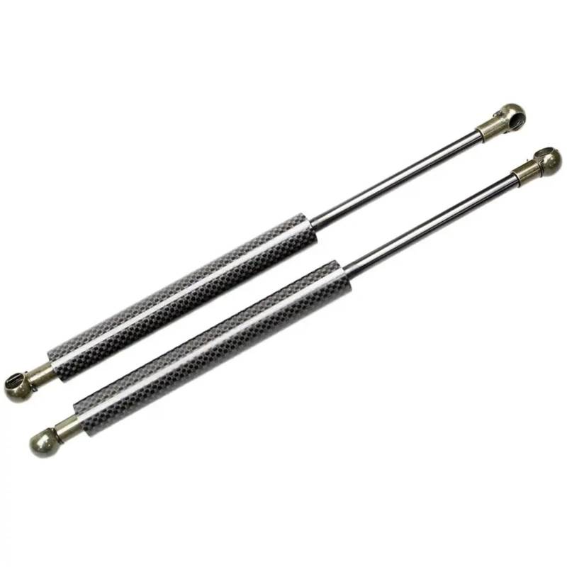 Für FIAT 500 2007-2023 Vordere Motorhaube Haube Ändern Gas Streben Lift Unterstützung Carbon Fiber Stoßdämpfer Absorber Prop Stangen Stück Vordere Haube Lift Stoßdämpfer(Black Carbon Fiber) von VOALVT