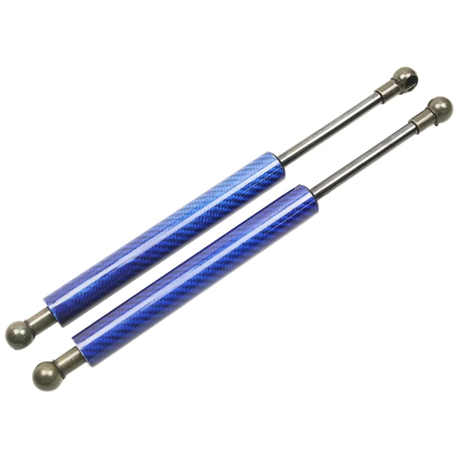 Für FIAT 500 2007-2023 Vordere Motorhaube Haube Ändern Gas Streben Lift Unterstützung Carbon Fiber Stoßdämpfer Absorber Prop Stangen Stück Vordere Haube Lift Stoßdämpfer(Blue Carbon Fiber) von VOALVT