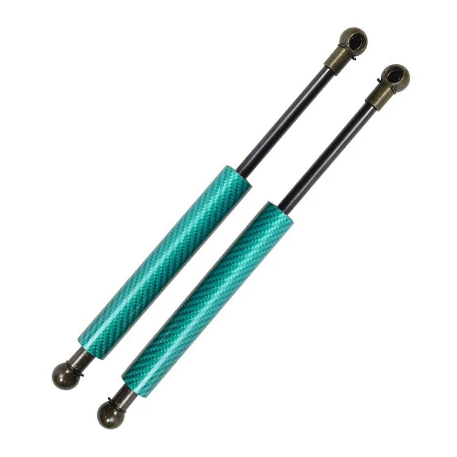 Für FIAT 500 2007-2023 Vordere Motorhaube Haube Ändern Gas Streben Lift Unterstützung Carbon Fiber Stoßdämpfer Absorber Prop Stangen Stück Vordere Haube Lift Stoßdämpfer(Green Carbon Fiber) von VOALVT