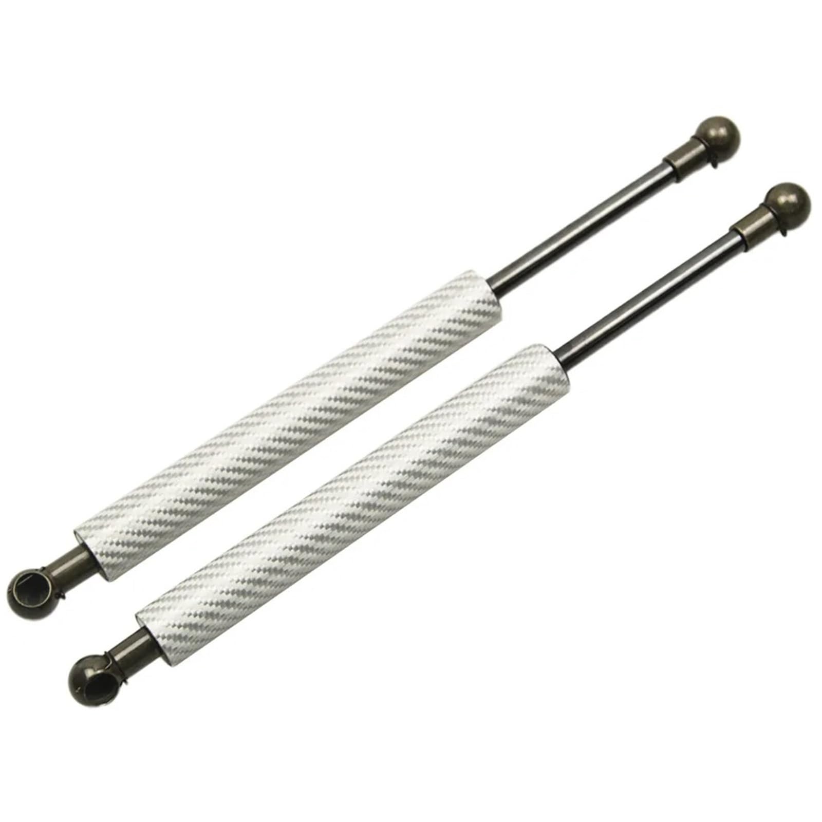 Für FIAT 500 2007-2023 Vordere Motorhaube Haube Ändern Gas Streben Lift Unterstützung Carbon Fiber Stoßdämpfer Absorber Prop Stangen Stück Vordere Haube Lift Stoßdämpfer(Silver Carbon Fiber) von VOALVT