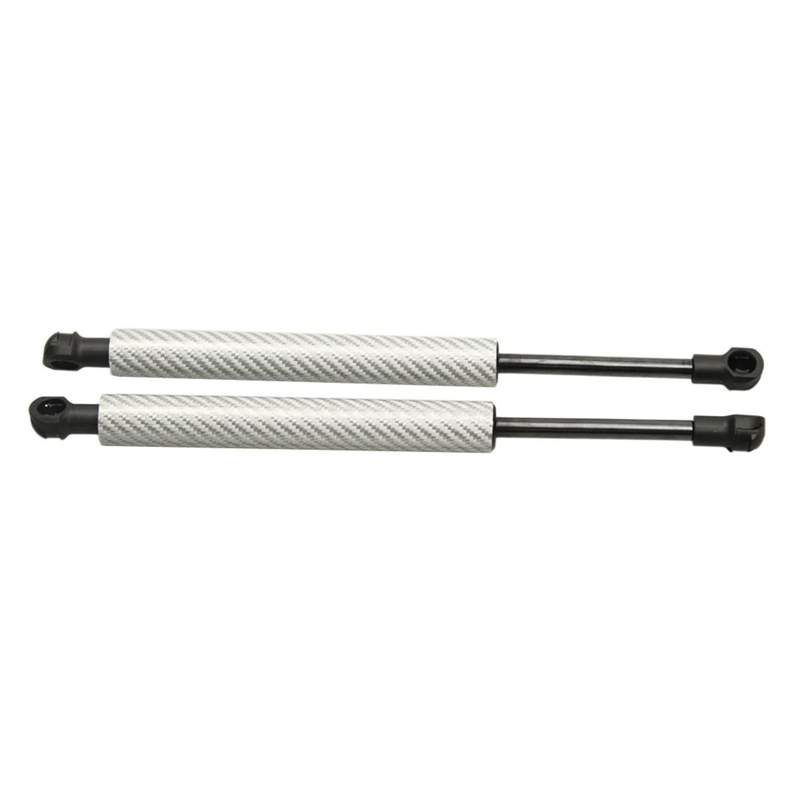 Für Kia Für Ceed Für Cee'd II JD 2012-2018 2X Front Hood Bonnet Modify Gas Struts Carbon Fiber Lift Support Shock Damper Stück Vordere Haube Lift Stoßdämpfer(Silver Carbon Fiber) von VOALVT