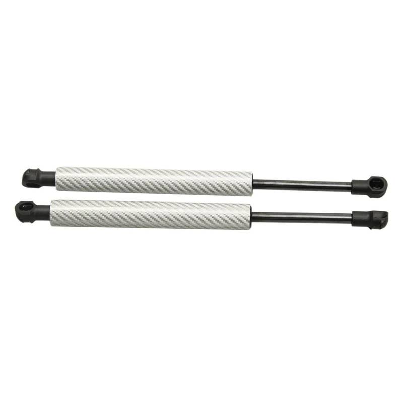 Für Kia Für Ceed Für Cee'd II JD 2012-2018 2X Front Hood Bonnet Modify Gas Struts Carbon Fiber Lift Support Shock Damper Stück Vordere Haube Lift Stoßdämpfer(Silver Carbon Fiber) von VOALVT
