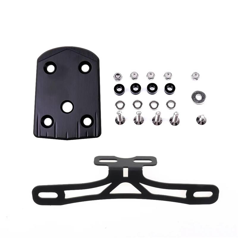 Motorrad Nummernschildhalterung Für Kawasaki Für ZX-6R 636 2024 2025 Für ZX-6R Für ZX6R Tail TidyTail Tidy Kennzeichenhalter Race Cover Kit Fender Eliminator(Tail Tidy Set) von VOALVT