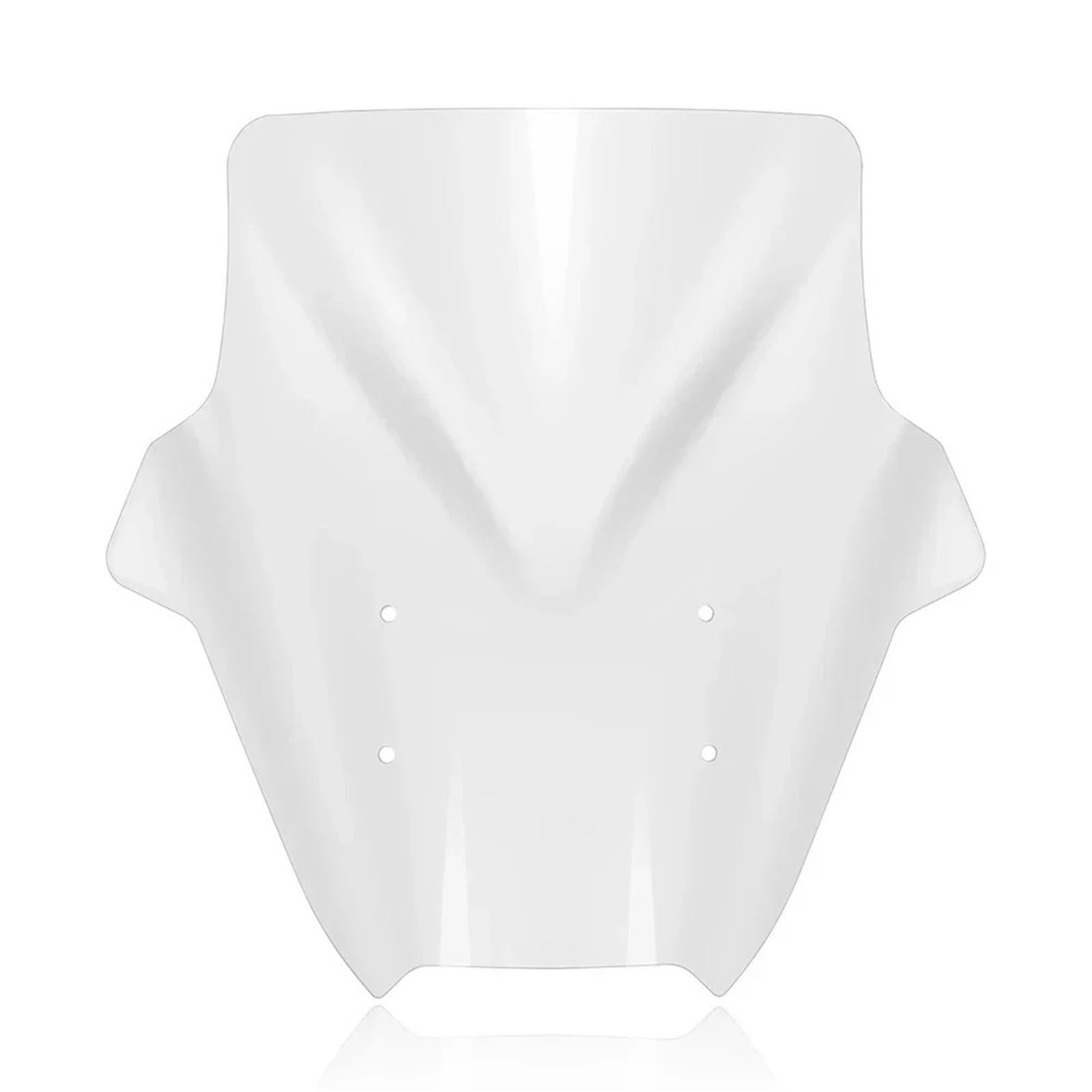 Motorrad Windschild Für V-Strom Für 800DE 2023 Windschutzscheibe Motorrad Windschutzscheibe Windschutz Bildschirm Deflektor Spoiler Schutz Motorrad Wind Luftabweiser(White) von VOALVT