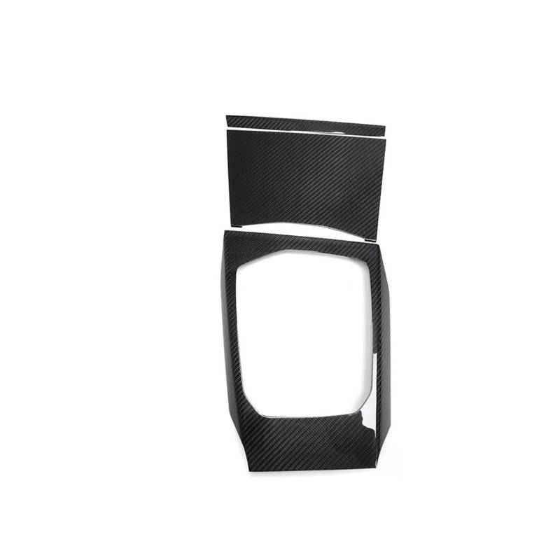 Rahmen Abdeckung Trim Für 3 4 Serie G20 LCI G21 G22 I3 I4 Facelift 2022 2023 Auto Center Console Dashboard Seite Getriebe Panel Carbon Faser LHD RHD Bedienfeld Abdeckung Trim(Glossy 3Pcs Set) von VOALVT