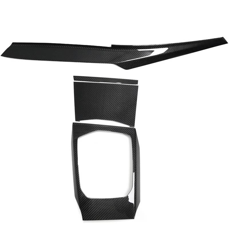 Rahmen Abdeckung Trim Für 3 4 Serie G20 LCI G21 G22 I3 I4 Facelift 2022 2023 Auto Center Console Dashboard Seite Getriebe Panel Carbon Faser LHD RHD Bedienfeld Abdeckung Trim(Glossy Set A) von VOALVT