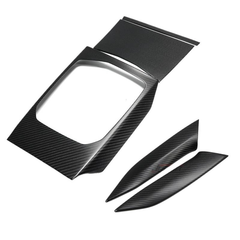 Rahmen Abdeckung Trim Für 3 4 Serie G20 LCI G21 G22 I3 I4 Für Facelift 2022 2023 Auto Center Console Dashboard Seite Getriebe Panel Carbon Faser LHD RHD Bedienfeld Abdeckung Trim(Matte center 5pcs,Lef von VOALVT