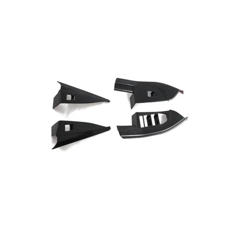 Rahmen Abdeckung Trim Für 5 Series G60 2024 2025 Innenausstattung Auto Center Control Getriebe Shift Box Panel Rahmen Lenkrad Panel Abdeckung Bedienfeld Abdeckung Trim(Window Switch) von VOALVT