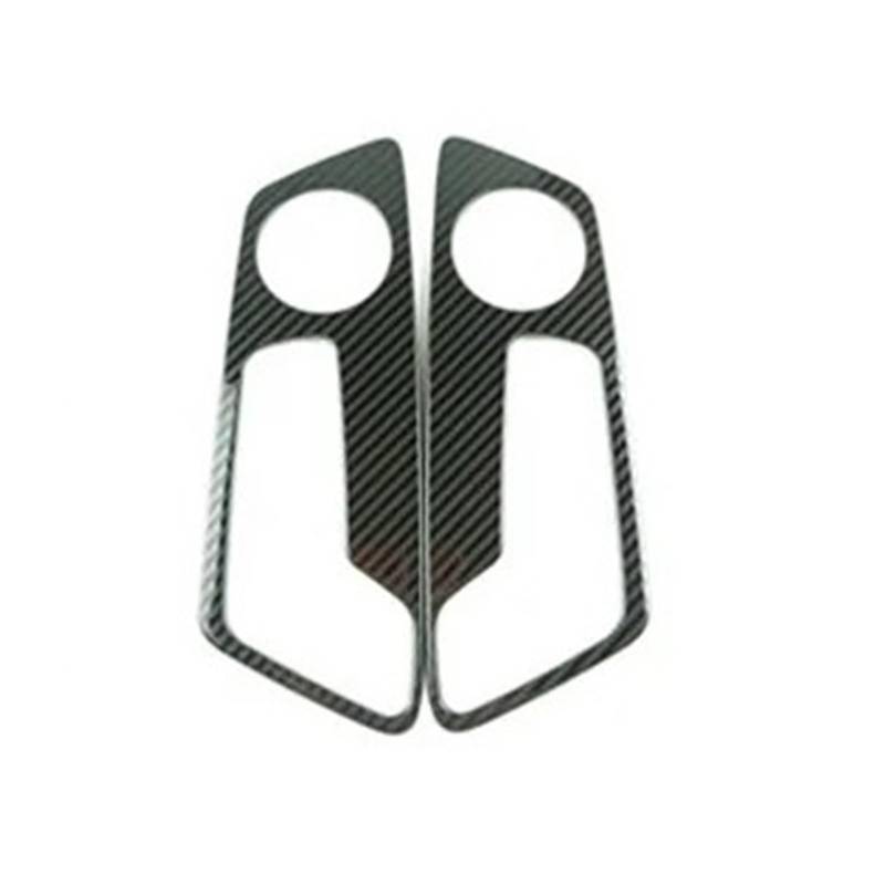 Rahmen Abdeckung Trim Für A6 C8 2019 2020 Innenausstattung In Kohlefaserfarbe Auto-Styling Sitzverstellung Rahmenabdeckung Dekorationsverkleidung Bedienfeld Abdeckung Trim(2 pieces3) von VOALVT