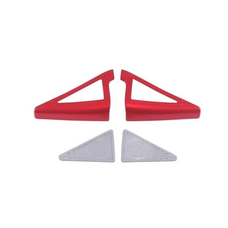 Rahmen Abdeckung Trim Für Civic 11. Für Gen 2022 2023 Armaturenbrettverkleidung Instrumententafel Armaturenbrett Abdeckung Streifen Rahmen Autoinnenausstattung Rot Bedienfeld Abdeckung Trim(Rear speak von VOALVT