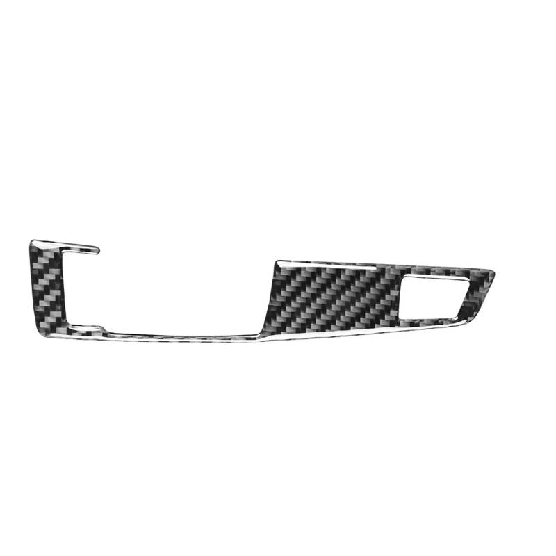Rahmen Abdeckung Trim Für F07 F10 F25 F26 2009-2016 Auto Modifizierte Verkleidung Zubehör Auto Schalthebel Panel Knopf Abdeckung Carbon Faser Innen Aufkleber Bedienfeld Abdeckung Trim(One Button) von VOALVT