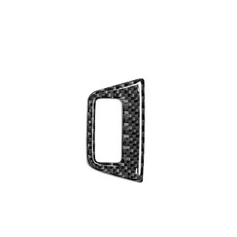Rahmen Abdeckung Trim Für Q7 2008-2015 Innentür Armlehne Knopfrahmen Autozubehör Carbon Fiber CD Panel Windows Control Gear Panel Trim Bedienfeld Abdeckung Trim(Trunk Button) von VOALVT
