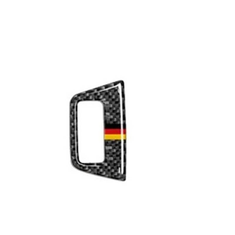 Rahmen Abdeckung Trim Für Q7 2008-2015 Innentür Armlehne Knopfrahmen Autozubehör Carbon Fiber CD Panel Windows Control Gear Panel Trim Bedienfeld Abdeckung Trim(Trunk Button 3) von VOALVT
