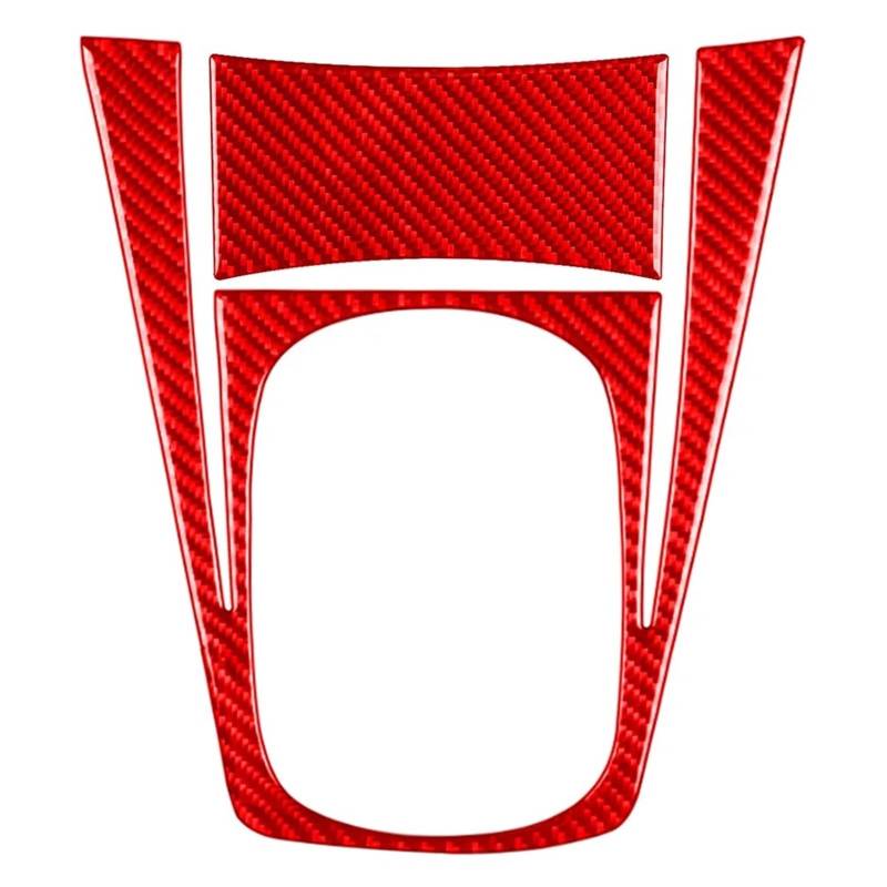 Rahmen Abdeckung Trim Für VW Für Passat B5 2001-2005 Carbon Fiber Red Getriebe Shift Box Panel Aufkleber Abdeckung Rahmen Trim 2Pcs Bedienfeld Abdeckung Trim von VOALVT