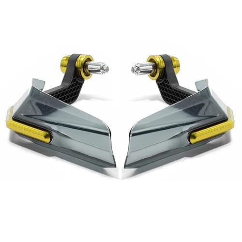 VOBOR Handguards motorrad, hochfester, schlagfester Lenker Handschützer Schutz Windabweiser für Motorräder,Dirt Bike(Gold) von VOBOR