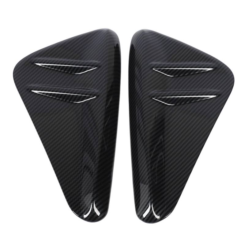 VOBOR 2 PCS Vorne Nebelscheinwerfer Lünette Abdeckung Trim Carbonfaserstil Fog Light Covers Trim für Yaris Cross XP210 2023 Bis 2024 von VOBOR