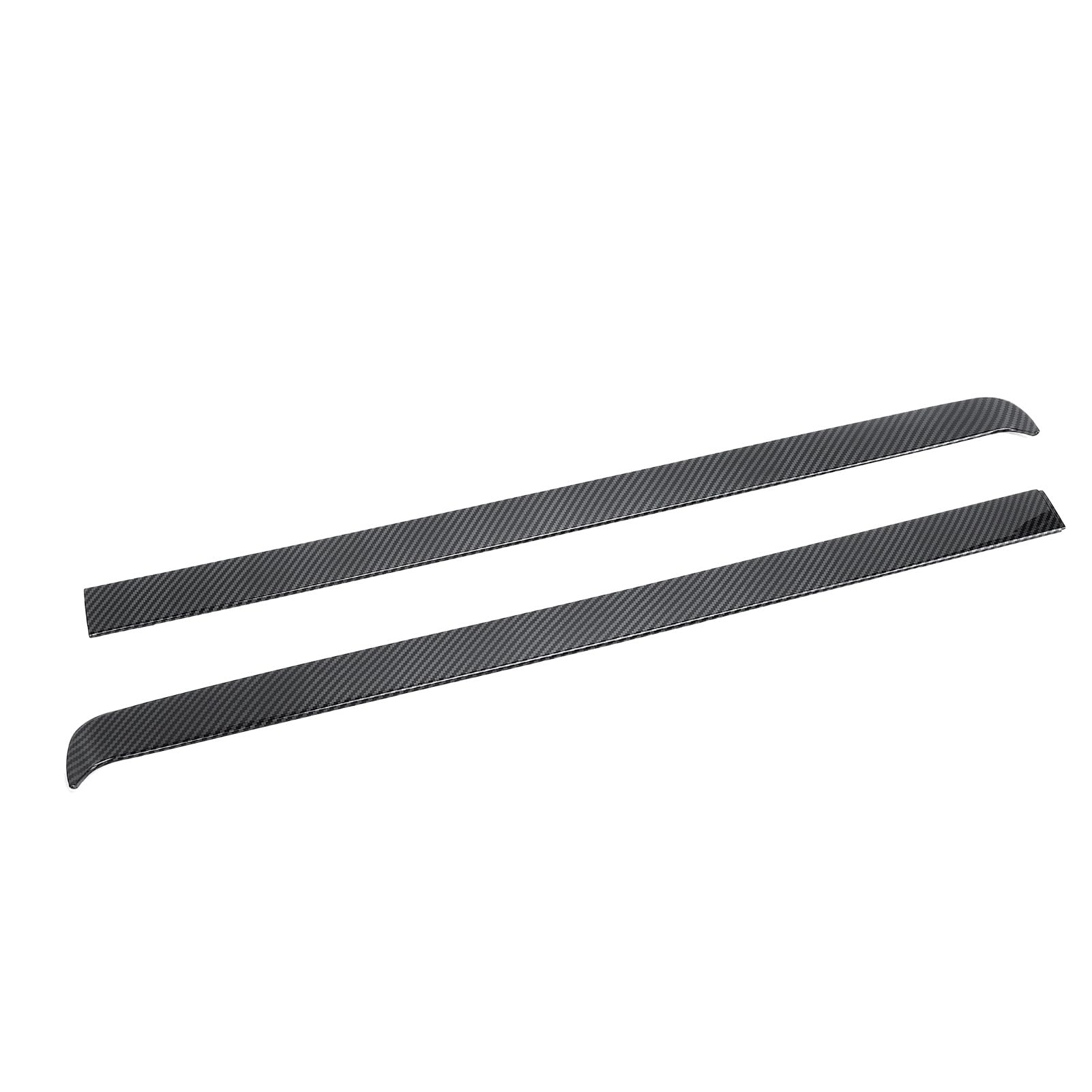 VOBOR 2PCS Dashboard Cover Protective Dash Panel Wrap Protector Innerndekorationen Zum Auffrischen 2024 Hochland (Glänzendes Kohlefasermuster) von VOBOR