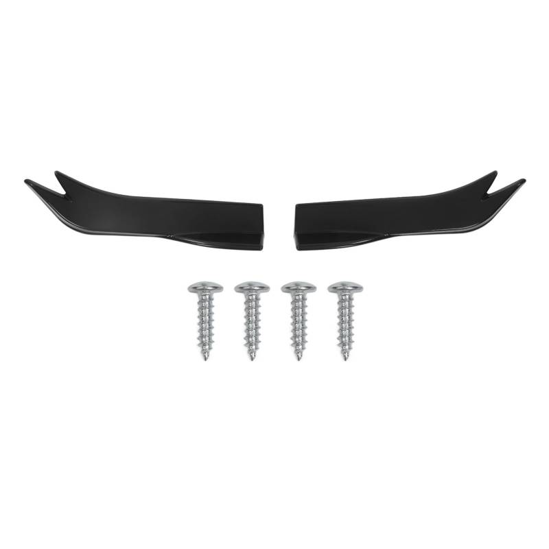 VOBOR 2PCS HINTER BUMPERCER Ecke Lip 45 cm Hochglänzender Schwarzer Auto -Splitter Diffusor Lippe für 1 Serie E90 E91 von VOBOR