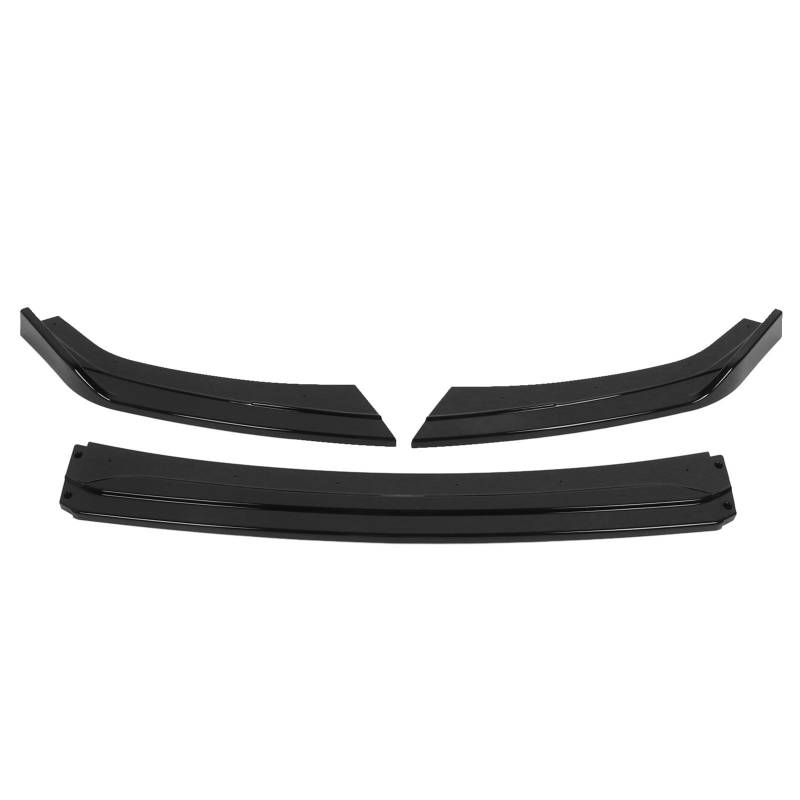 VOBOR 3 Teile Vordere Stoßfänger Lippenspoiler Impact Resistant Sporty Look Stoßfänger Lippendiffusor Ersatz für 2021 Bis 2023 (Black) von VOBOR