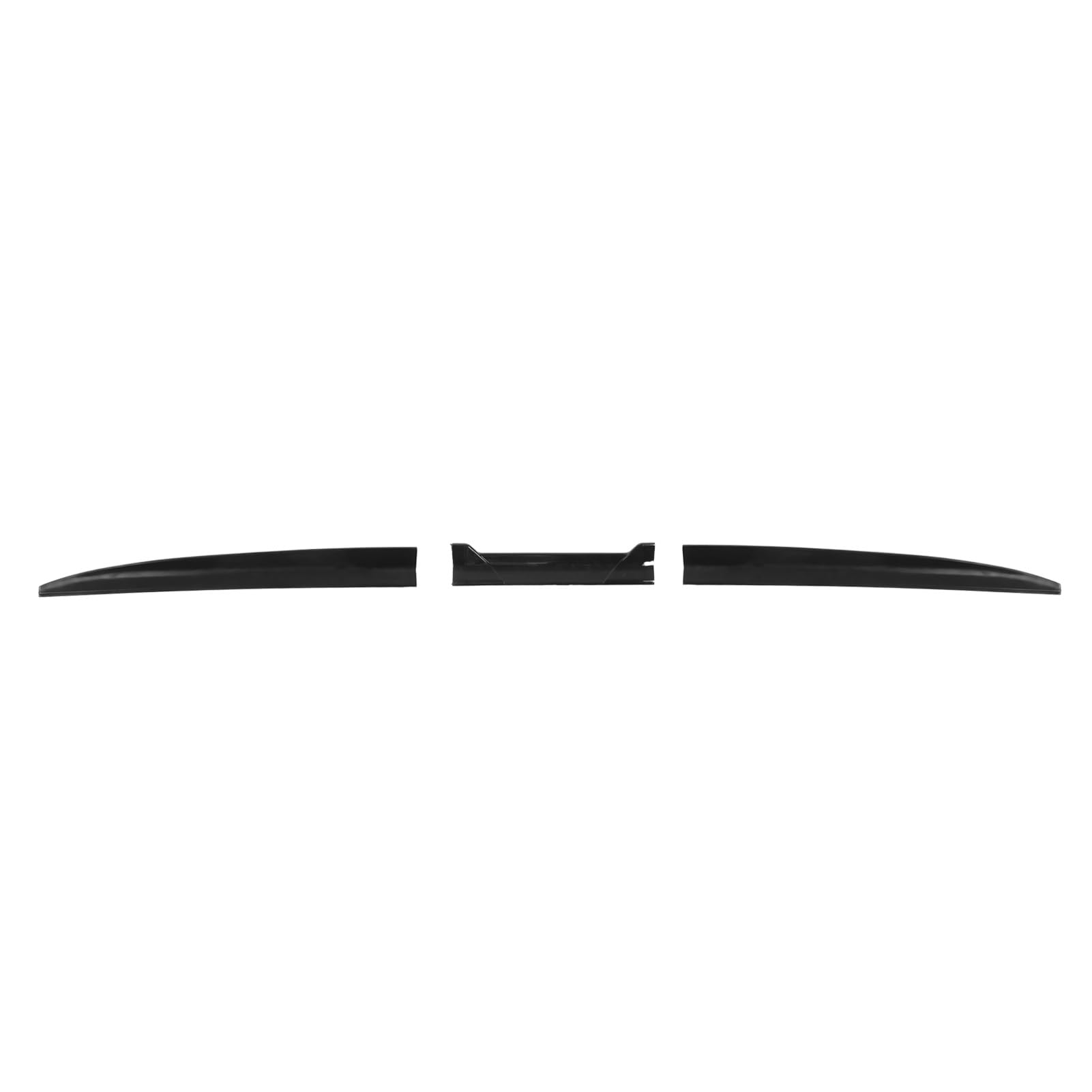 VOBOR 3PCS -Auto Heckspoiler Schwanz Universelle Luft Reibung Reduzierende Lippenluftströmungseinstellung Hocheffizientes Flügelspoiler (Grey) von VOBOR