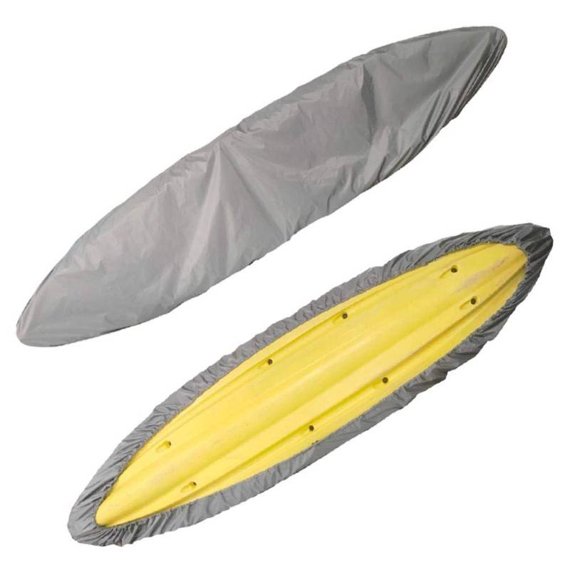 VOBOR Kajak Persenning,Universal Kajak Abdeckung,Oxford Cloth Kayak Cover Und Staubschutz Shield Sonnenschutz UV-Schutz Shield Protector Für Die Aufbewahrung Von Fischerbooten Im Freien(4.1-4.5m) von VOBOR