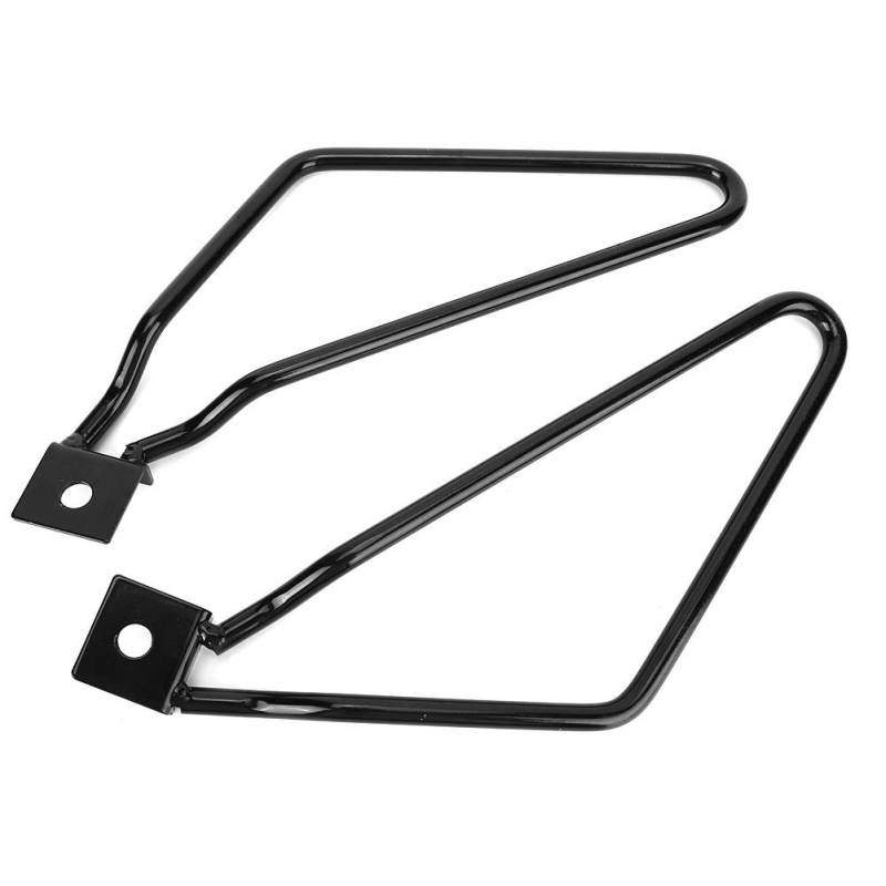 VOBOR Motorrad Satteltaschenhalter Chrom, Motorrad Satteltaschenhalterung Halterung, Universal Eisen Satteltaschenhalterungen Unterstützung, Motorradzubehör von VOBOR