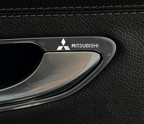 8 Stück Auto Emblem Aufkleber für Mitsubishi Eclipse Cross Airtrek ASX Outlander, Buchstaben Emblem Aufkleber, Auto Body Abzeichen Sticker, Logo Abzeichen Styling Dekorationsaufkleber,B von VOLBOZ
