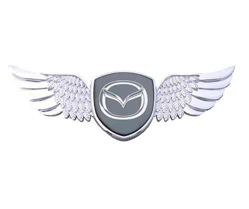 Auto Emblem Aufkleber für Mazda 3 Axela Atenza CX-4 CX-5, Buchstaben Emblem Aufkleber, Auto Body Abzeichen Sticker, Logo Abzeichen Styling Dekorationsaufkleber Zubehör,A von VOLBOZ