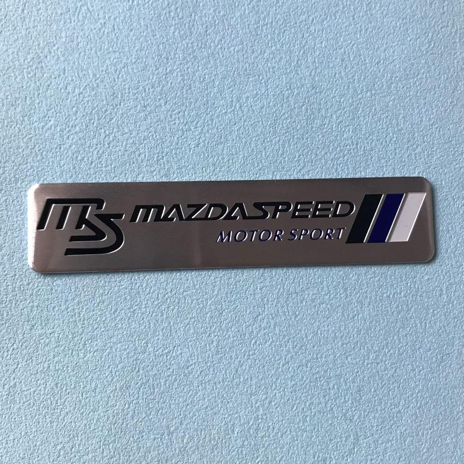 Auto Emblem Aufkleber für Mazda Speed Mazda MS, Auto Karosserie Buchstaben Emblem Aufkleber Abzeichen Aufkleber, Logo Abzeichen Dekoration Aufkleber Autozubehör,F von VOLBOZ