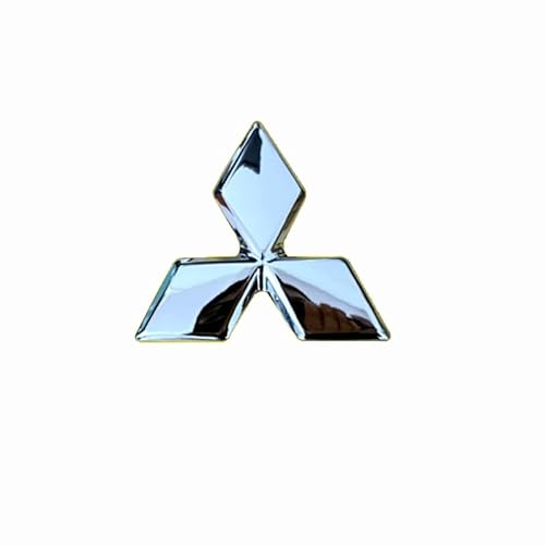 Auto Emblem Aufkleber für Mitsubishi Outlander Eclipse Cross ASX, Buchstaben Emblem Aufkleber, Auto Body Abzeichen Sticker, Logo Abzeichen Styling Dekorationsaufkleber Zubehör,B von VOLBOZ