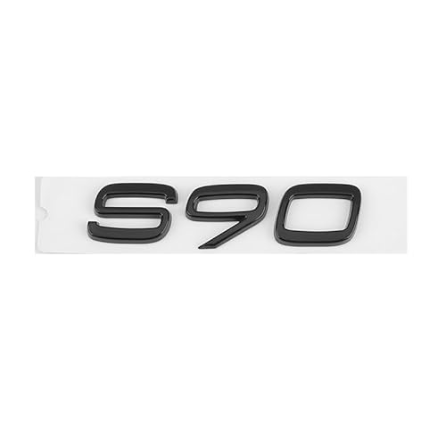 Auto Emblem Aufkleber für Volvo S60 S80 S80L S90, Buchstaben Emblem Aufkleber, Auto Body Abzeichen Sticker, Logo Abzeichen Styling Dekorationsaufkleber Zubehör,E von VOLBOZ