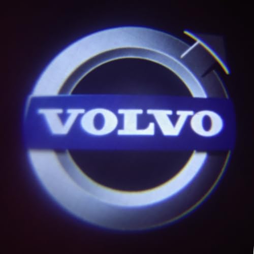 Autotür Licht Logo Projektor für Volvo S60 S80 V40 V60 S90 XC90 V90 XC60, WillkommensLicht Auto Türbeleuchtung Logo, HD Autotür Lichter Logo Projektor, Auto Beleuchtung Zubehör,4PCS von VOLBOZ