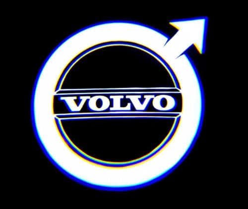 VOLBOZ Autotür Licht Logo Projektor für Volvo V90, WillkommensLicht Auto Türbeleuchtung Logo, HD Autotür Lichter Logo Projektor, Auto Beleuchtung Zubehör,4PCS von VOLBOZ
