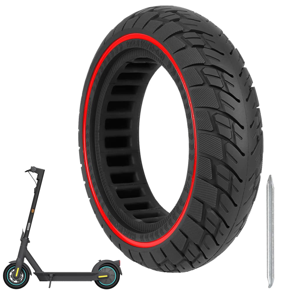 VOLOHAS 10 * 2.5 Vollreifen für Ninebot MAX G30D II Elektroroller 60/70-6.5 Solide Reifen für Max G30/g30 d/G30LP/G30LE/G30LE II/G30e 10 Zoll Vollgummireifen für ninebot max g30d 2 Zubehör (1 Stück) VOLOHAS 10 * 2.5 Vollreifen für Ninebot MAX G30D II Elektroroller 60/70-6.5 Solide Reifen für Max G30/g30 d/G30LP/G30LE/G30LE II/G30e 10 Zoll Vollgummireifen für ninebot max g30d 2 Zubehör (1 Stück) von VOLOHAS