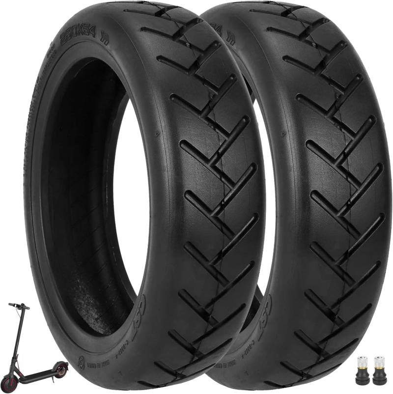 VOLOHAS 250 * 54 schlauchloser Reifen 10 Zoll Tubeless Reifen für Xiaomi 4Pro/4Lite Elektroroller Zubehör Explosionsgeschützte Verdickte Straßenreifen Ersatzräder (2 Stück) von VOLOHAS