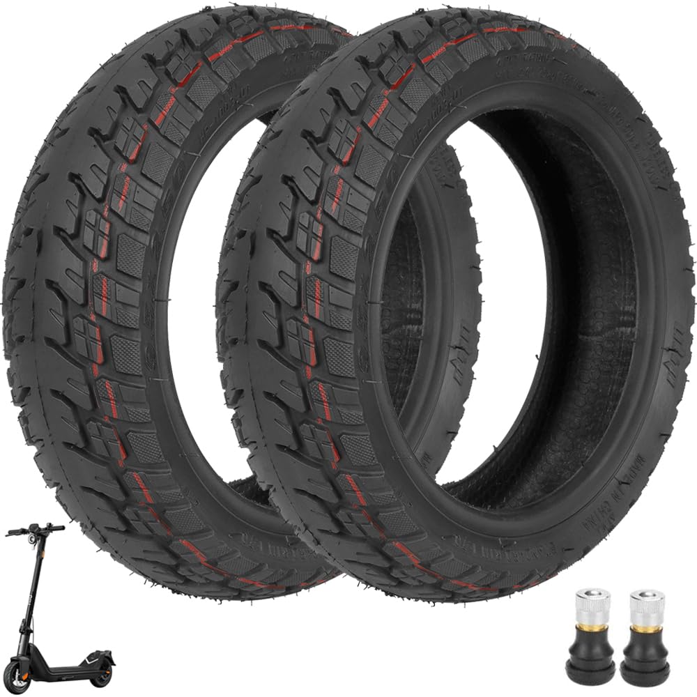 VOLOHAS 9,5 Zoll Offroad Reifen 9.5 * 2.50 Tubeless Reifen für NIU KQi3/Pro/Max Elektroroller Zubehör Vorne/Hinten Verschleißfester Vakuumreifen rutschfeste Dicke Reifen Ersatzräder Ventil (2 Stück) VOLOHAS 9,5 Zoll Offroad Reifen 9.5 * 2.50 Tubeless Reifen für NIU KQi3/Pro/Max Elektroroller Zubehör Vorne/Hinten Verschleißfester Vakuumreifen rutschfeste Dicke Reifen Ersatzräder Ventil (2 Stück) von VOLOHAS