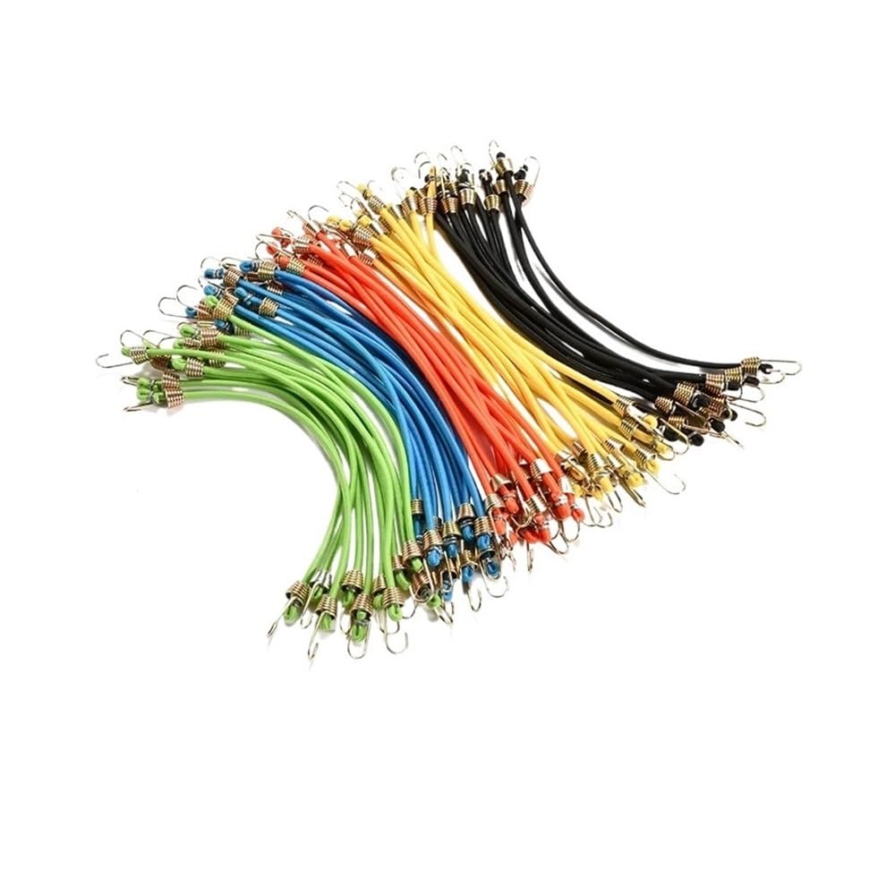 VONCYKI Strapazierfähige Gepäckgurte, Seilhaken, 25–30 cm, elastisches Bungee-Seil, Zelt, Outdoor-Zubehör, Weiß VONCYKI Strapazierfähige Gepäckgurte, Seilhaken, 25–30 cm, elastisches Bungee-Seil, Zelt, Outdoor-Zubehör, Weiß von VONCYKI
