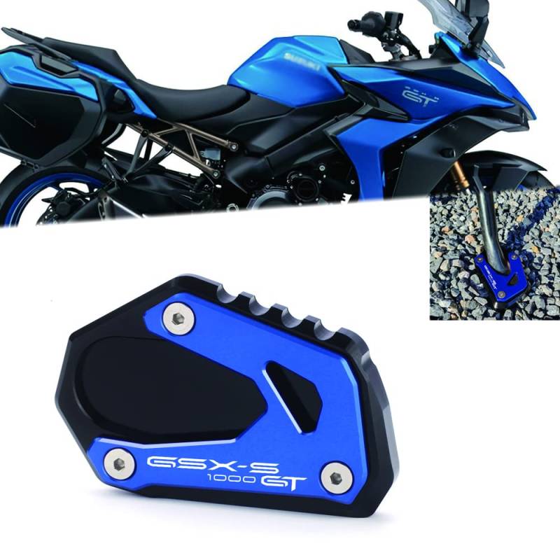GSX-S1000GT 2022 CNC-Ziegenbein für Motorrad Seitenhalterung vergrößern Fußverlängerungspad für GSX-S 1000GT gsxs 1000 gt gsxs1000gt von VORILES