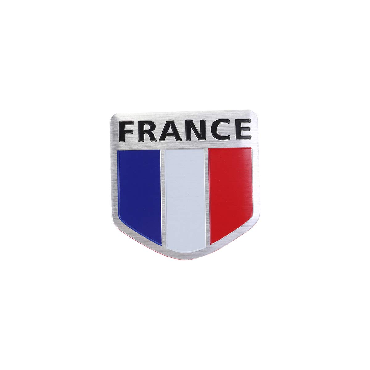 Frankreich Flagge Automobil Magnete Nationalflagge Patriotischen Auto Aufkleber 3D Metall Emblem Autoaufkleber Auto Dekoration von VOSAREA