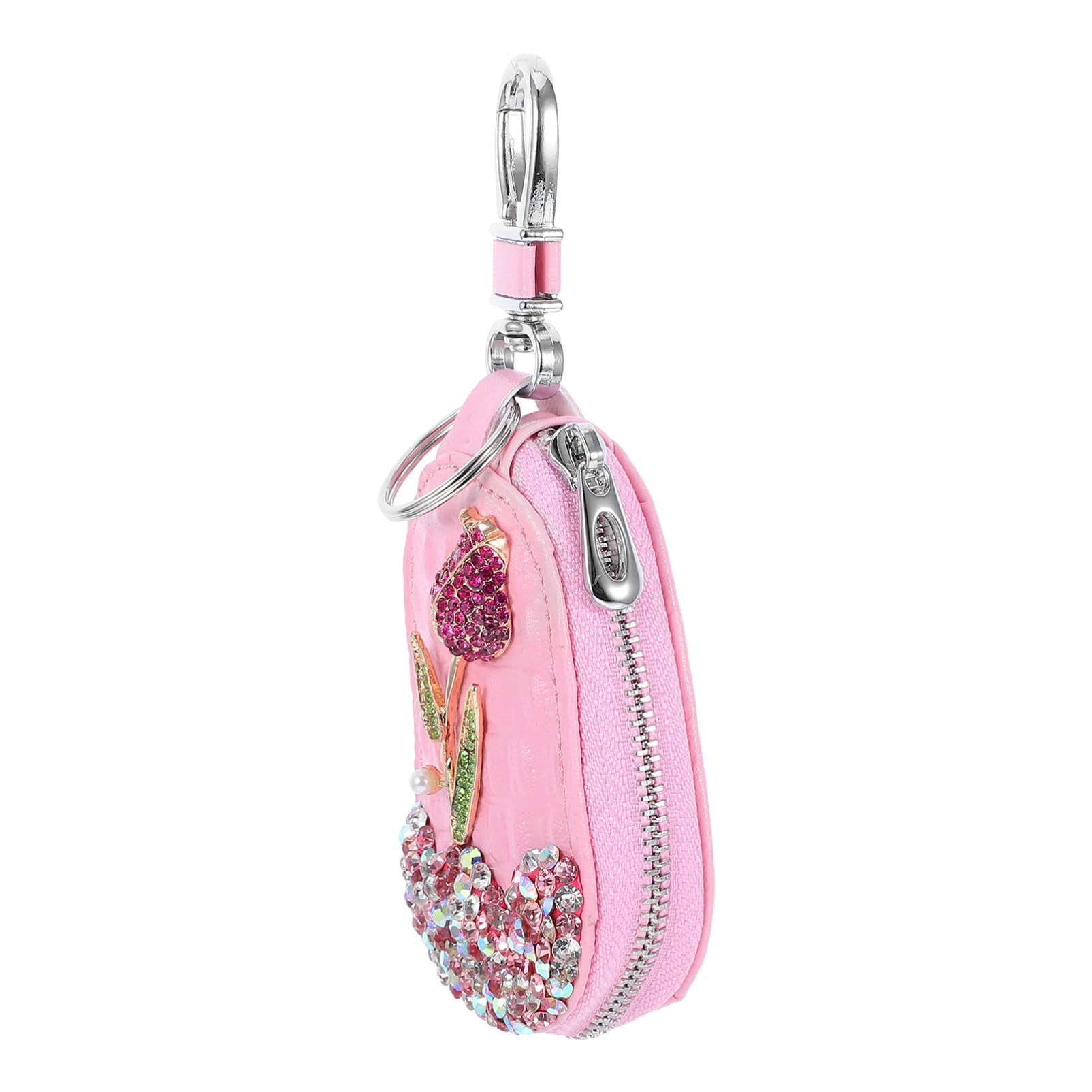 VOSAREA Strass Autoschlüssel Schutztasche Bling Rose Blume Autoschlüssel Tasche Hülle Schlüsselanhänger Halter Abdeckung Autoschlüssel Aufbewahrungstasche Autoschlüssel Schutzhülle VOSAREA Strass Autoschlüssel Schutztasche Bling Rose Blume Autoschlüssel Tasche Hülle Schlüsselanhänger Halter Abdeckung Autoschlüssel Aufbewahrungstasche Autoschlüssel Schutzhülle von VOSAREA