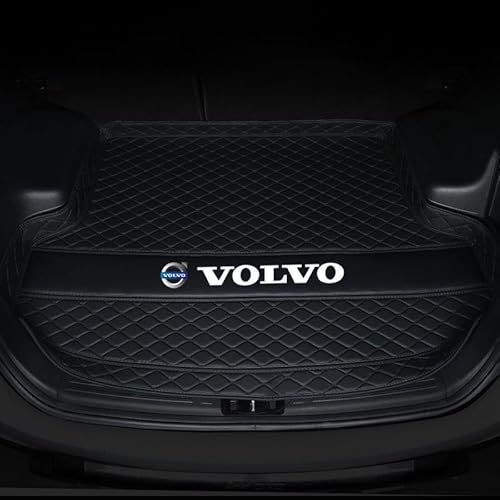 Kofferraumschutzmatte, für Volvo XC60 2018-2023-Kofferraummatten, Kratzfest, rutschfest, wasserdicht, Autozubehör,A von VOYADE