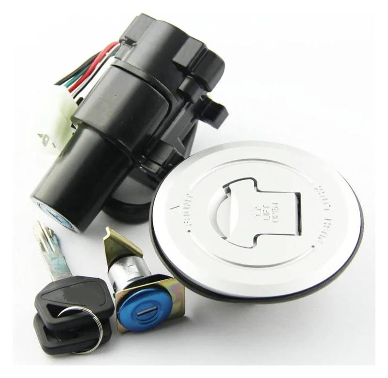 Motorrad Zündschalter Für CB250 Für Hornet 250 Für FMX650 2005-2006 Motorrad Zündschloss Tankdeckel Sitzschloss Schlüsselsatz Motorrad Zündschloss von VPLPEREQAK